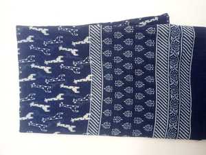 Pareo de playa con estampado de bloques a mano para mujer - Product Image 3