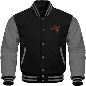 Dernière conception personnalisée Veste en cuir pour homme-Chenille Broderie Laine Letterman Bomber Baseball Varsity Jacket - Product Image 6