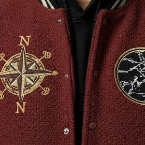 Nouvelle arrivée 2024 Veste universitaire en molleton sur mesure pour hommes Vente en gros Meilleure qualité Veste universitaire en molleton pour hommes Veste d'hiver en molleton pour hommes en faible MOQ - Product Image 6