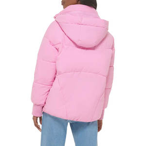 Chaqueta de Plumón Acolchada Cuadrada Personalizada al por Mayor para Mujer, Chaqueta de Plumón Impermeable de Invierno, Chaqueta Larga de Plumón - Product Image 3