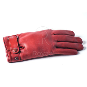 Servicio OEM, Precio al por Mayor, Guantes de Cuero de Moda, Nuevo Diseño, Color Sólido, Buena Calidad - Product Image 4