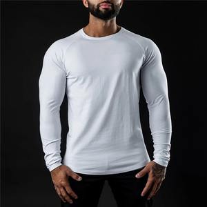 Camiseta de Compresión de Algodón para Hombre, Manga Larga, para Fitness, Deporte, Entrenamiento, Correr, Gimnasio, Ropa Deportiva de Secado Rápido con Diseño Estampado en la Parte Delantera - Product Image 6