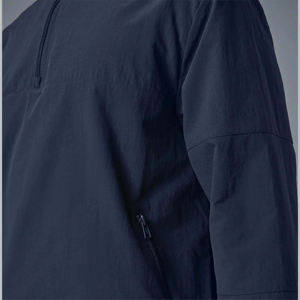 Personalized Design Wholesale Winter Wear Men Half Zipper Hoodies Streetwear Comfortable Stylish Fleece <b>Waterproof</b> Windproof - Product Image 2