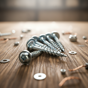 Tornillos autorroscantes de cabeza plana Phillips de acero al carbono, clase 4, métricos/pulgadas, zincados, de rosca gruesa, para madera y plástico, de alta resistencia. - Product Image 1