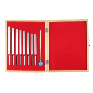 Juego de diapasones de madera de 8 piezas para física, salud y música, diapasones para aula, atención médica y terapia de sonido - Product Image 6