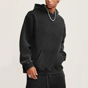 Sudadera de lavado ácido para hombre, novedad de 2025, Color y tamaño personalizados, el mejor proveedor, servicio OEM para sudaderas con capucha de invierno - Product Image 3