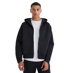 เสื้อฮู้ดมีซิปสำหรับผู้ชายเสื้อฮู้ดแบบมีซิปสไตล์ฮิปฮอปแบบเต็มตัวพิมพ์ลายแบบกำหนดเอง - Product Image 1