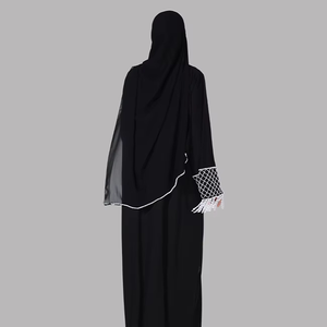 Abaya entièrement personnalisée, nouvelle tendance, arrivée récente, abaya élégante pour femmes, vêtements islamiques de haute qualité, taille plus, manches longues - Product Image 2