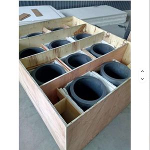 <span class=keywords><strong>Creuset</strong></span> en graphite pur AL-B, paroi intérieure lisse, résiste à 1650 °   Haute température, exposé à l'air et résistant à la corrosion - Product Image 6