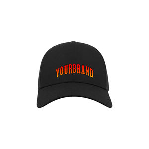 Gorra de Camionero de Baloncesto con Visera Curva y Logotipo Bordado Personalizado de 5 Paneles al por Mayor para Hombre, Estilo Hip Hop, Invierno, Algodón, Malla Frontal, Cierre a Presión - Product Image 6