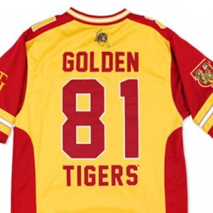 T-shirt personnalisé pour supporter de l'équipe universitaire Tuskegee Golden n° 81, vêtements de sport unisexe grande taille, vente en gros - Product Image 4