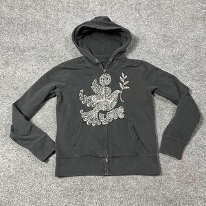 Retro <b>90s</b> <b>Streetwear</b> Aesthetic Casual Women's Fleece Hoodie with Ribbed Cuffs 3D Embroidery Eco-Friendly & Breathable - Product Image 1