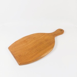 Planche à découper en bois de teck naturel Skopkop, d'origine indonésienne, pour la cuisine - Product Image 2