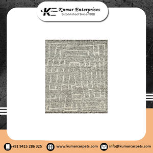 Alfombra de lana bordada de seda de Color sólido de pila media de calidad superior diseño tibetano moderno sala de estar decoración de Hotel apto para mascotas - Product Image 2