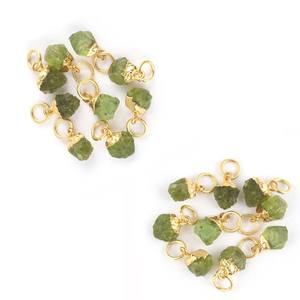 Novembre pierre de naissance Citrine pendentif breloque 925 argent Sterling or galvanisé pierre précieuse brute à la main bijoux délicats pour les femmes - Product Image 4