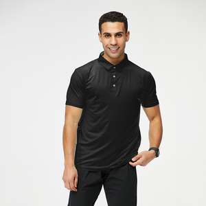 Nuevo 2025 verano Unisex liso Polo camiseta 90% poliéster 10% Spandex deportes sublimación personalizada Logo para camiseta suave para hombres - Product Image 2