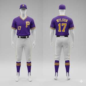 Maillots de baseball et ensembles d'uniformes personnalisés professionnels, respirants, imprimés, de haute qualité, durables, vêtements de sport - Product Image 4