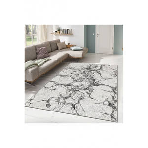 Gri Mermer Desenli Dijital Baskılı Halı Producto de decoración del hogar - Product Image 1