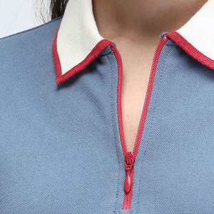 Camisa de golf de algodón 100% para hombre, diseño personalizado de alta calidad, decoración de botones, Camiseta deportiva ecológica de talla grande, ajuste holgado - Product Image 3