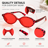 Lunettes de sommeil œil de chat tendance, verres rouge ambre, lunettes anti-lumière bleue pour femmes, fabrication OEM