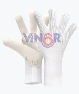 Gants de gardien de but les plus vendus, couleur pleine, doigts complets, poignet, gants de gardien de but pour adultes, gants verts, impression en silicone - Product Image 1