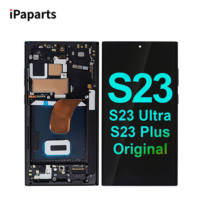 Factory Wholesale LCD Touch Screen Digitizer Assembly for S23 Ultra 5G Smartphone 6.78-inch 1 Year Warranty