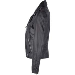 Women's Top Trending Custom Autumn <b>Winter</b> <b>Leather</b> <b>Jackets</b> Solid Turn Collar Design Full Sleeves Breathable Satin Lining - Product Image 4