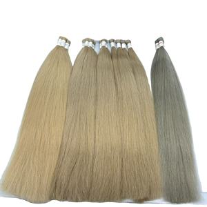 Meilleure Qualité Super Soyeux Lisse Extensions De Cheveux Humains Wave Curl Styles 8 Pouces Diverses Couleurs Naturelles-en Stock Prêt Expédition - Product Image 1