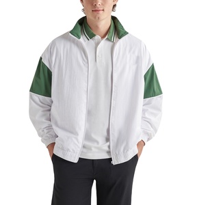 Chaqueta Deportiva Cortavientos 100% Nailon, Personalizada, Talla Grande, Cuello Alto, Cierre Frontal, Chaquetas Deportivas Casuales - Product Image 1