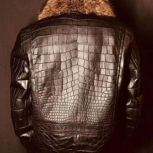 แจ็คเก็ตหนังบอมเบอร์แบบยูนิเซ็กซ์ สีตามสั่ง คอปกกลม มีกระเป๋าหลายช่อง กันน้ำ และเป็นมิตรกับสิ่งแวดล้อม - Product Image 6