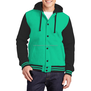 Chaqueta Varsity de Algodón para Hombre, Estilo Urbano, Chaqueta de Béisbol Premium - Product Image 1
