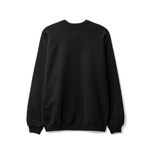 Haute qualité hommes coupe régulière pull sweat personnalisé col rond coton goutte épaule Vintage lavé polaire solide brodé - Product Image 2