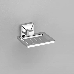 Porte-savon simple moderne en acier inoxydable 304 étanche pour l'hôtel Design carré à montage mural - Product Image 1