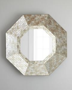 Miroir en coquillage Capiz de style naturel du fournisseur certifié Vietrustic pour la décoration de la maison et du bureau certifié pour l'authenticité - Product Image 4