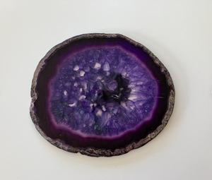 Meilleure vente en gros naturel pulpeur naturel sous-verre en agate pour la guérison méditation métaphysique décor à la maison sous-verre en pierres précieuses - Product Image 4