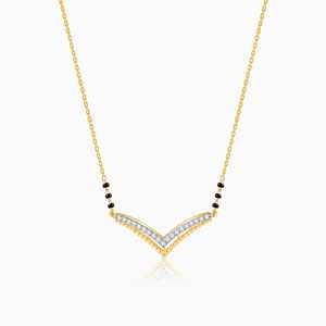 Luxury Fine Gold Plated Diamond Mangalsutra <b>Jewellery</b> <b>Set</b> with Freshwater <b>Pearls</b> for Brides Festivals and Special Celebrations - Product Image 2