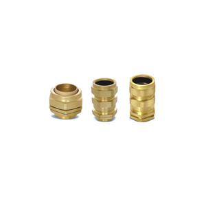 Solid Brass <b>Cable</b> <b>Gland</b> Long-Lasting Connector for Industrial Electrical Systems and Panels - Product Image 2