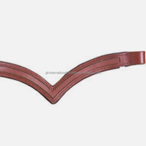 Banda de cuero para cejas de caballo, banda en blanco de canal vacío negro o marrón - Product Image 5