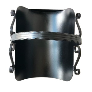 Outdoor Log <b>Rack</b> in Pure Iron with Black Finished Perfect for Garden <b>Firewood</b> Storage and Outdoor Accessories - Product Image 1