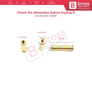 BCR037 100 pièces Rivets d'extrémité de câble 6,5x21, trou de 1,8 mm pour modèles de voitures - Product Image 5