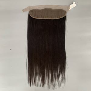 Precio al por mayor de encaje suizo HD de encaje Cierre de cabello humano y frontal crudo sin procesar para las mujeres - Product Image 3