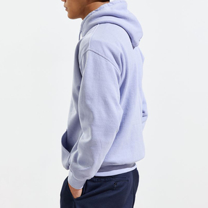 2025 High Quality 100% Cotton Oversize Hoodie <b>Thick</b> <b>Fleece</b> Drop Shoulder Winter 2 Pcs Custom Men's Hoodies 500 GSM - Product Image 3
