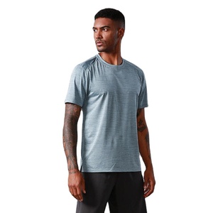 ผู้ชายเสื้อยืดแขนสั้น Quick-Dry Men เสื้อธรรมดาคุณภาพดีสีเขียวป่าซื้อ Crop Street สวมเสื้อ T - Product Image 1