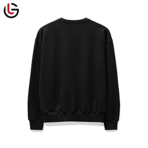 เสื้อสเวตเตอร์คอกลมแขนยาวสำหรับผู้ชายเสื้อสเวตเชิ้ตคอกลมแขนยาวผ้าฝ้ายพิมพ์โลโก้เสื้อสไตล์สตรีทแวร์ตามสั่งไซส์ - Product Image 2