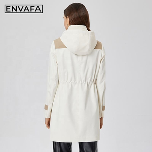 Gabardina de Invierno y Primavera para Mujer con Logotipo Personalizado, Gabardinas Largas al por Mayor, Gabardinas de Alta Calidad, Gabardinas Cortavientos para Mujer - Product Image 2