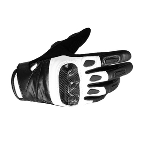 Guante de moto de cuero personalizado para hombres y mujeres Guantes de moto de dedo completo con pantalla táctil impermeable - Product Image 4
