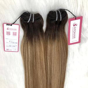 La máquina de color Balayage más vendida, cabello de trama #2/# 4Q + 6C, extensiones de cabello humano, máquina de fabricación de extensiones de cabello de trama recta - Product Image 2