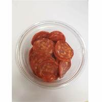 Salsiccia de Cerdo Natural Alimenco Hecha en Italia, Tipo Nápoles, Baja en Grasa y Baja en Sal, Roja, Caja de 0.5 kg, Lista para Comer