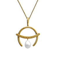 Collier tendance avec pendentif en fausses perles en laiton oxydé, style victorien gothique, bijou de déclaration pour soirée, cadeau pour elle