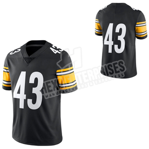 Fabricant d'équipement d'origine Maillot de football en maille tricotée col en V Maillot de football en maille Boxy personnalisé fabricant Maillot américain à sublimation pour homme - Product Image 6